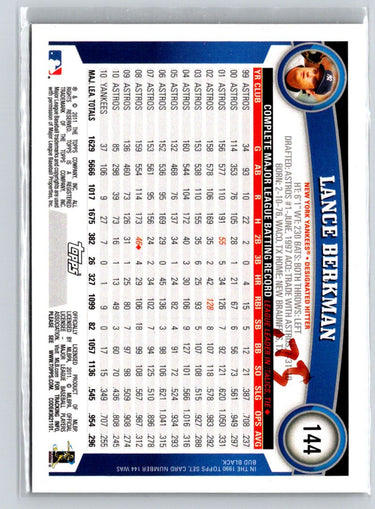 2011 Topps #144 Lance Berkman Black Border Q43