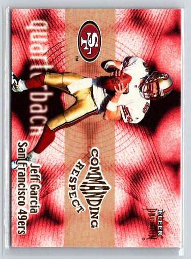 2001 Fleer Premium #12 CR Jeff Garcia Commanding Respect Q43