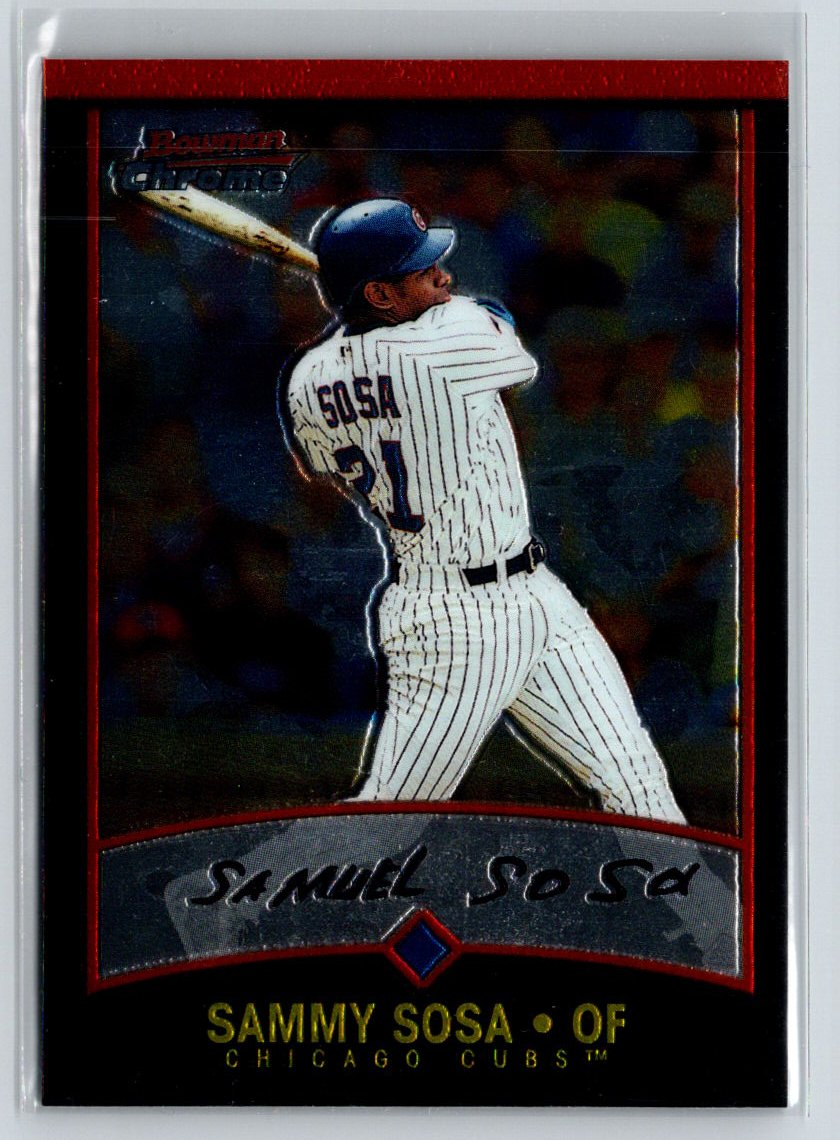 2001 Bowman Chrome #41 Sammy Sosa Q44