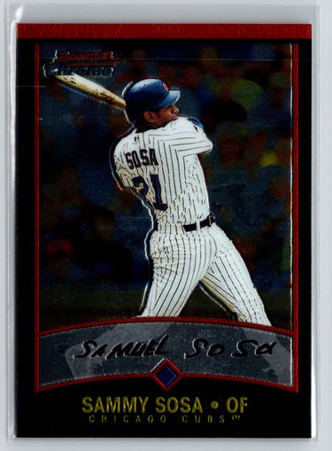 2001 Bowman Chrome #41 Sammy Sosa Q44