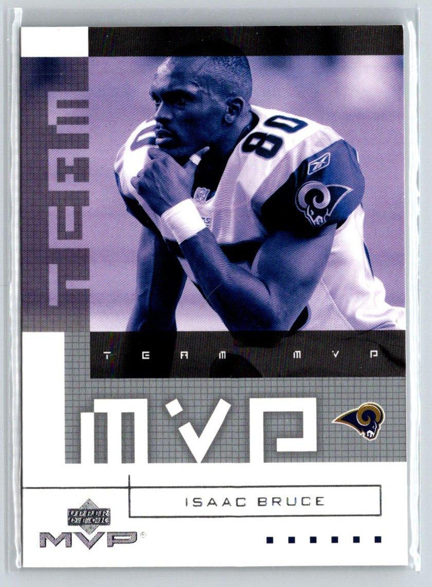 2002 Upper Deck MVP saac Bruce #TM-18 Team MVP Q45