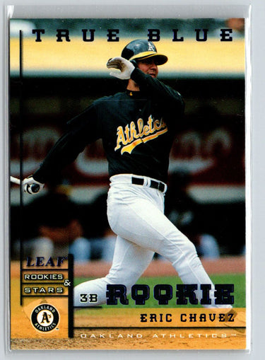 1998 Leaf Rookies & Stars #326 Eric Chavez True Blue Q46