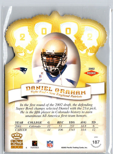 2002 Pacific Crown Royale #187 Daniel Graham Q46