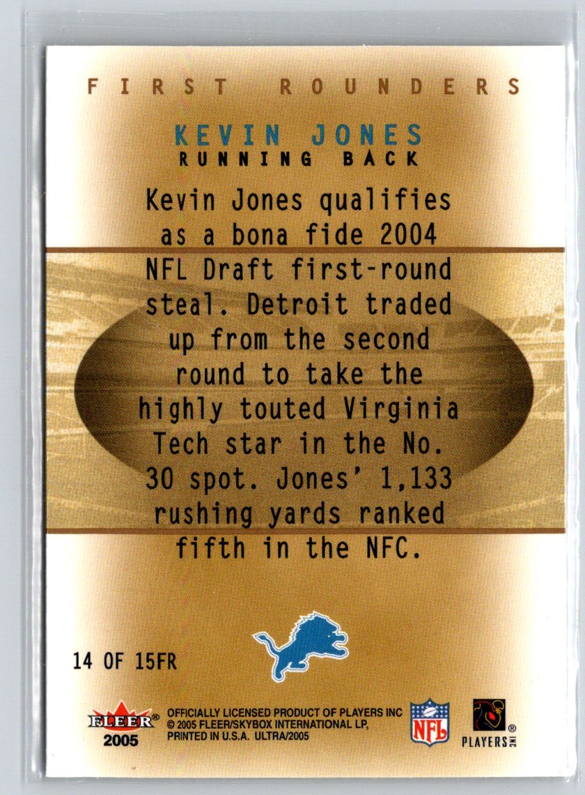 2005 Ultra #14FR Kevin Jones First Rounders Q46