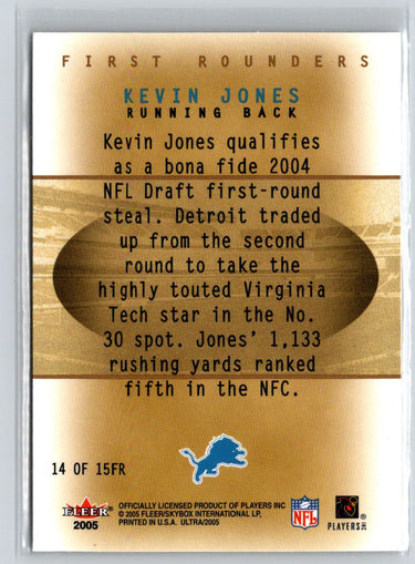 2005 Ultra #14FR Kevin Jones First Rounders Q46