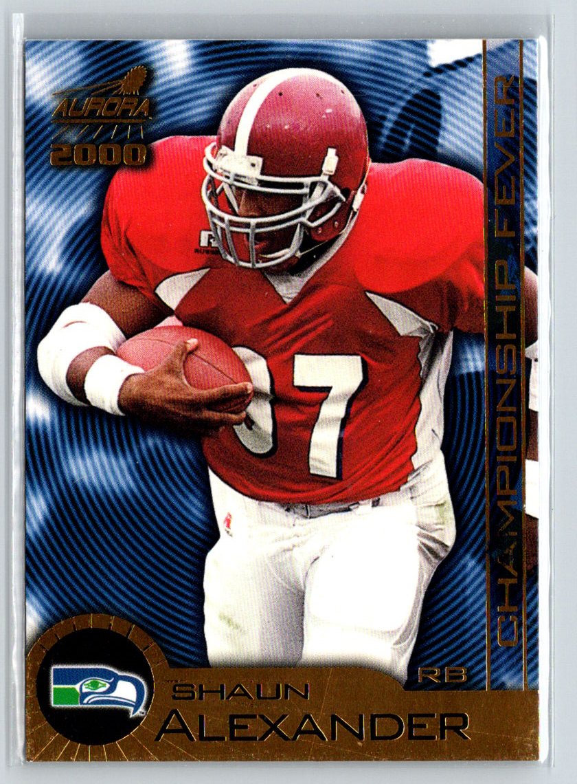 2000 Pacific Aurora #16 Shaun Alexander Championship Fever Q46