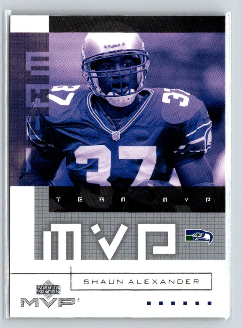 2002 Upper Deck MVP #TM-17 Shaun Alexander Team MVP Q46