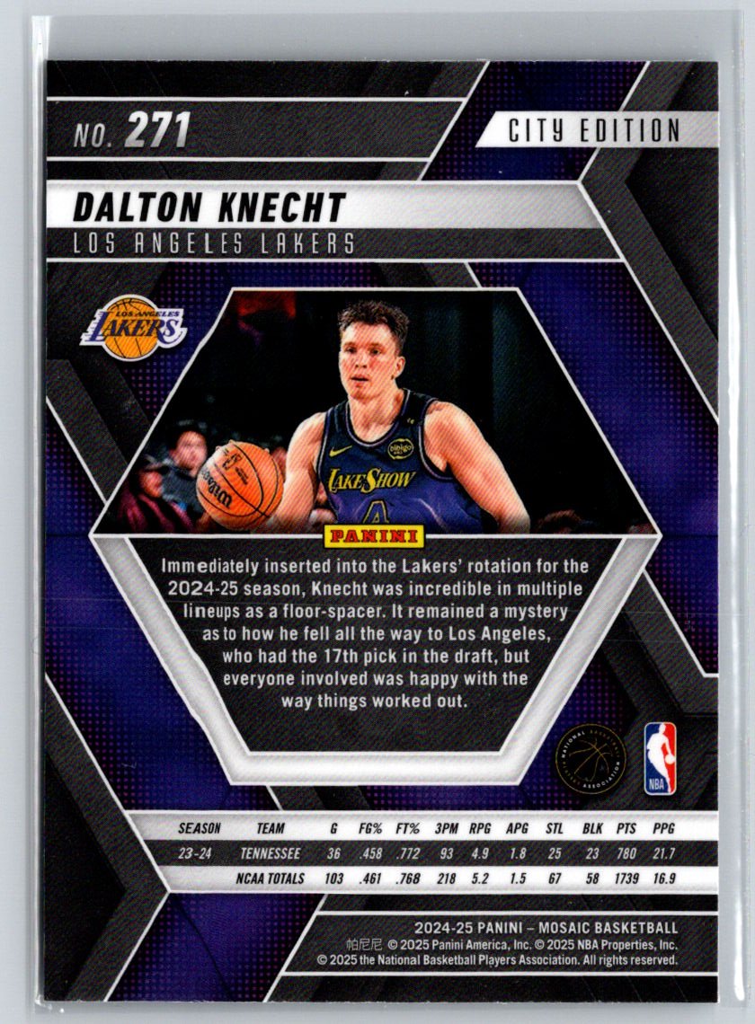 2024-25 Panini Mosaic #271 Dalton Knecht Q46