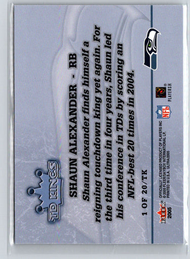 2005 Ultra #1/TK Shaun Alexander TD Kings Q47