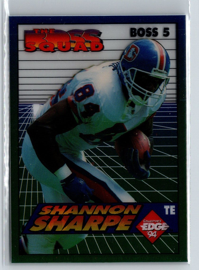 1994 Collector's Edge #5 Shannon Sharpe Boss Squad Promos Q48