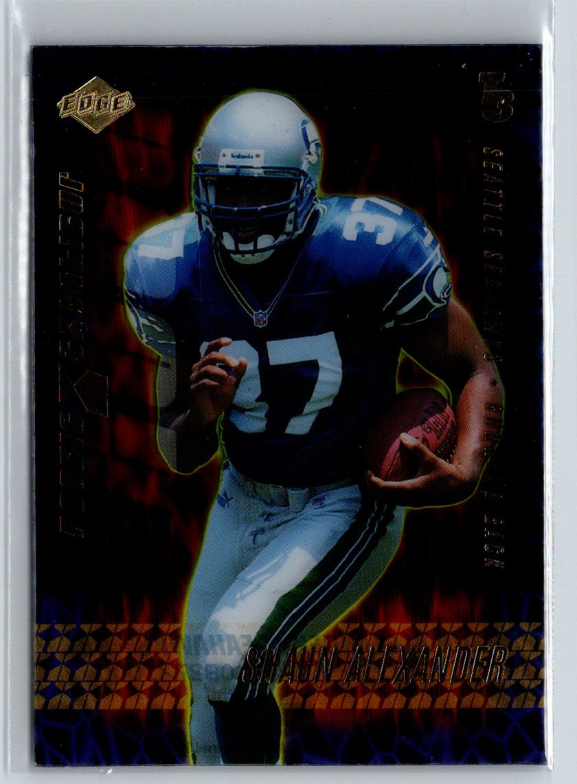 2000 Collector's Edge T3 #RE19 Shaun Alexander Rookie Excalibur #/1000 Q48