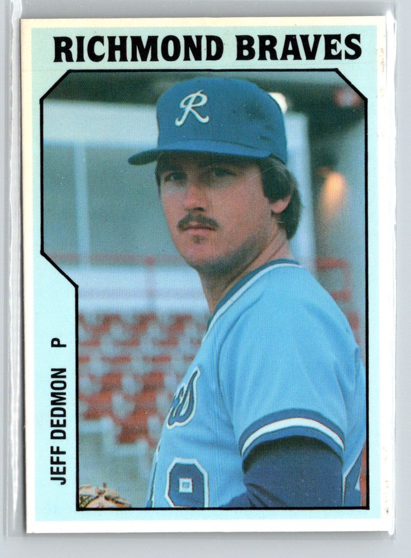 1985 TCMA Richmond Braves #4 Jeff Dedmon Q48