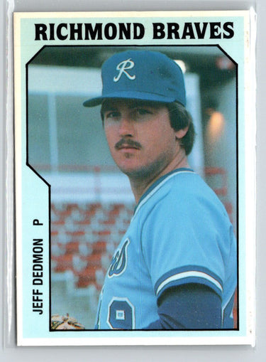 1985 TCMA Richmond Braves #4 Jeff Dedmon Q48