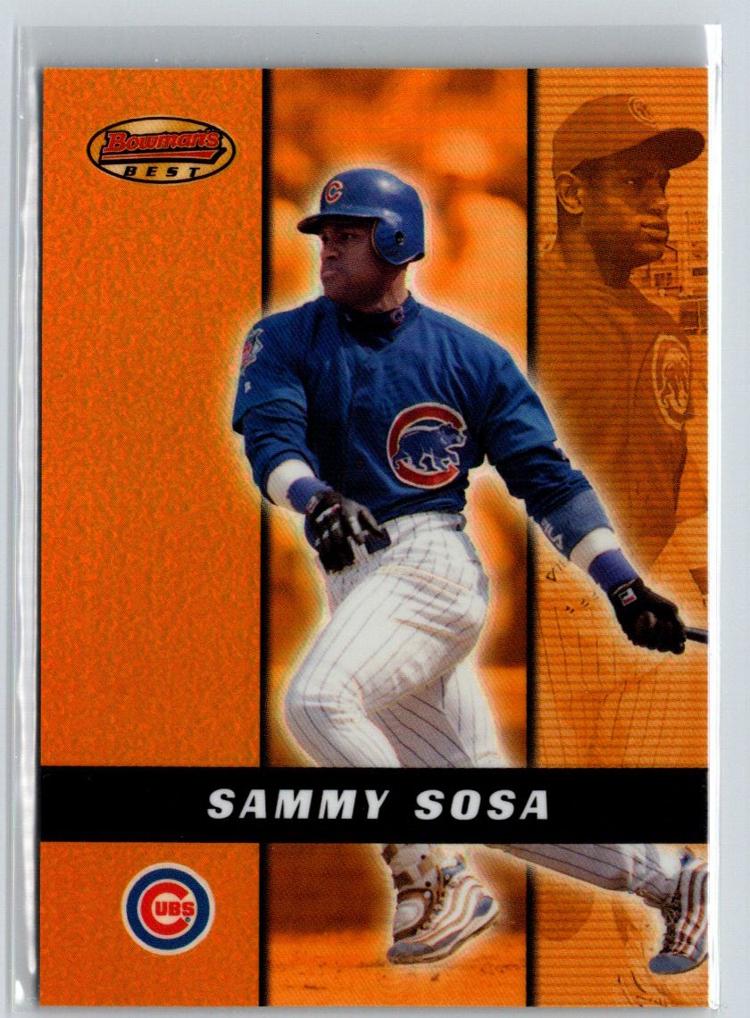 2000 Bowman #BBP6 Sammy Sosa Bowman's Best Previews Q48