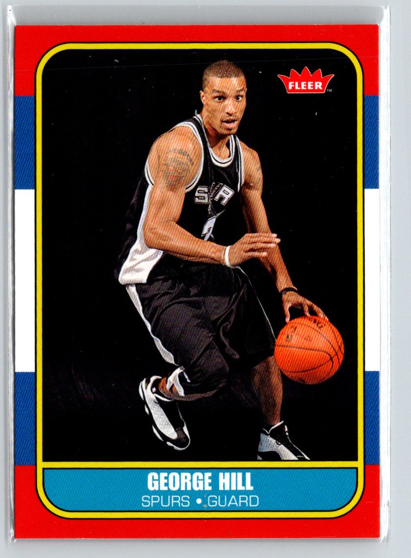 2008-09 Fleer #86R-184 George Hill 1986-87 Rookies Q49