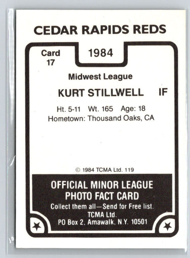1984 TCMA Cedar Rapids Reds #17 17 Q49
