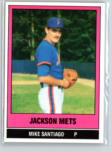 1986 TCMA Jackson Mets #9 Mike Santiago Q49