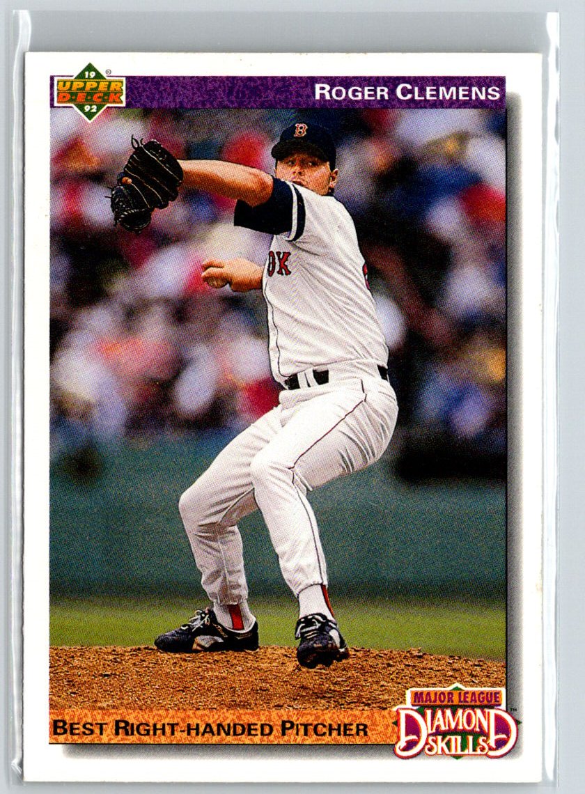 1992 Upper Deck #641 Roger Clemens Q51