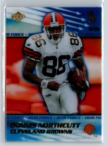 2000 Collector's Edge T3 #HF11 Dennis Northcutt Heir Force #/1000 Q53