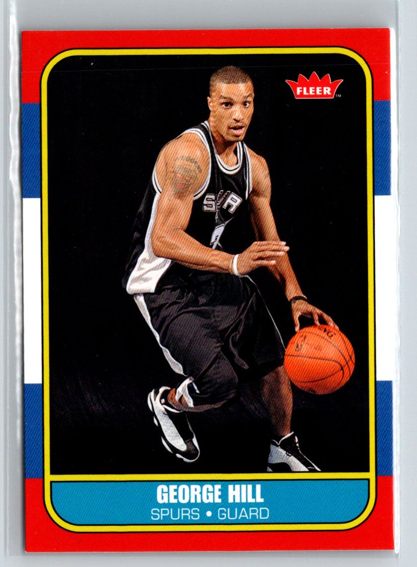 2008-09 Fleer #86R-184 George Hill 1986-87 Rookies Q53