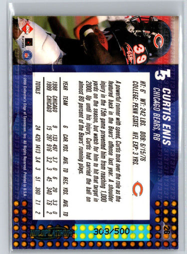 2000 Collector's Edge T3 #26 Curtis Enis #/500