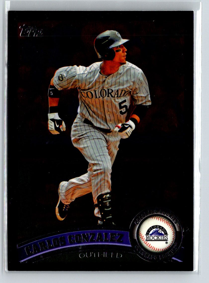 2011 Topps #250 Carlos Gonzalez Black Border Q55