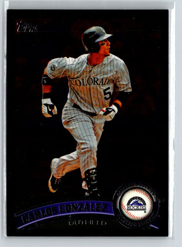 2011 Topps #250 Carlos Gonzalez Black Border Q55