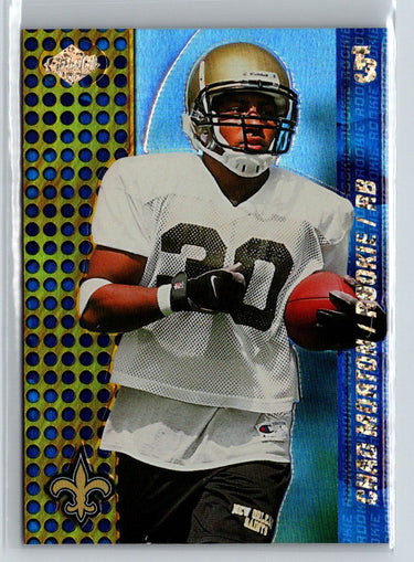 2000 Collector's Edge T3 #195 Chad Morton HoloPlatinum #/500 Q55
