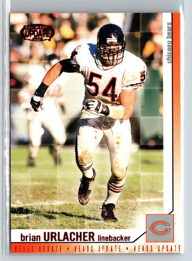 2002 Pacific Heads Update #36 Brian Urlacher Red Q55