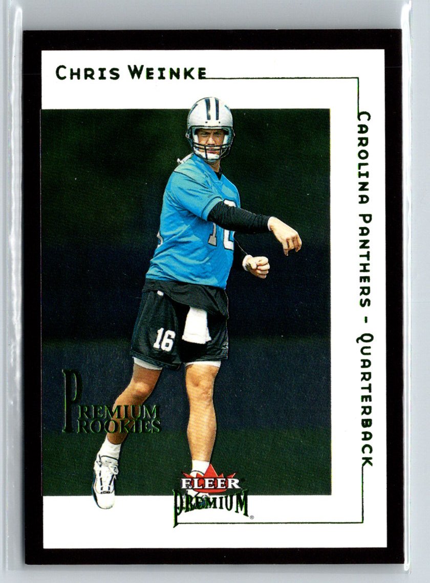 2001 Fleer Premium #203 Chris Weinke #/2001 Q56