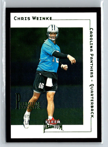 2001 Fleer Premium #203 Chris Weinke #/2001 Q56