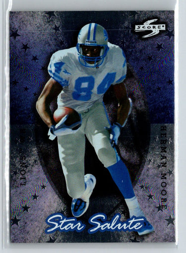 1998 Score Star Salute #10 Herman Moore Q57 Silver