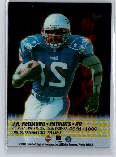 2000 Collector's Edge T3 #JR J.R. Redmond /1000 Q57