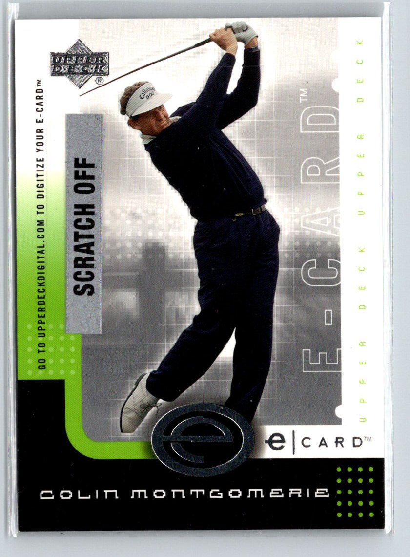 2001 Upper Deck #E-CM Colin Montgomerie e-Card Q59