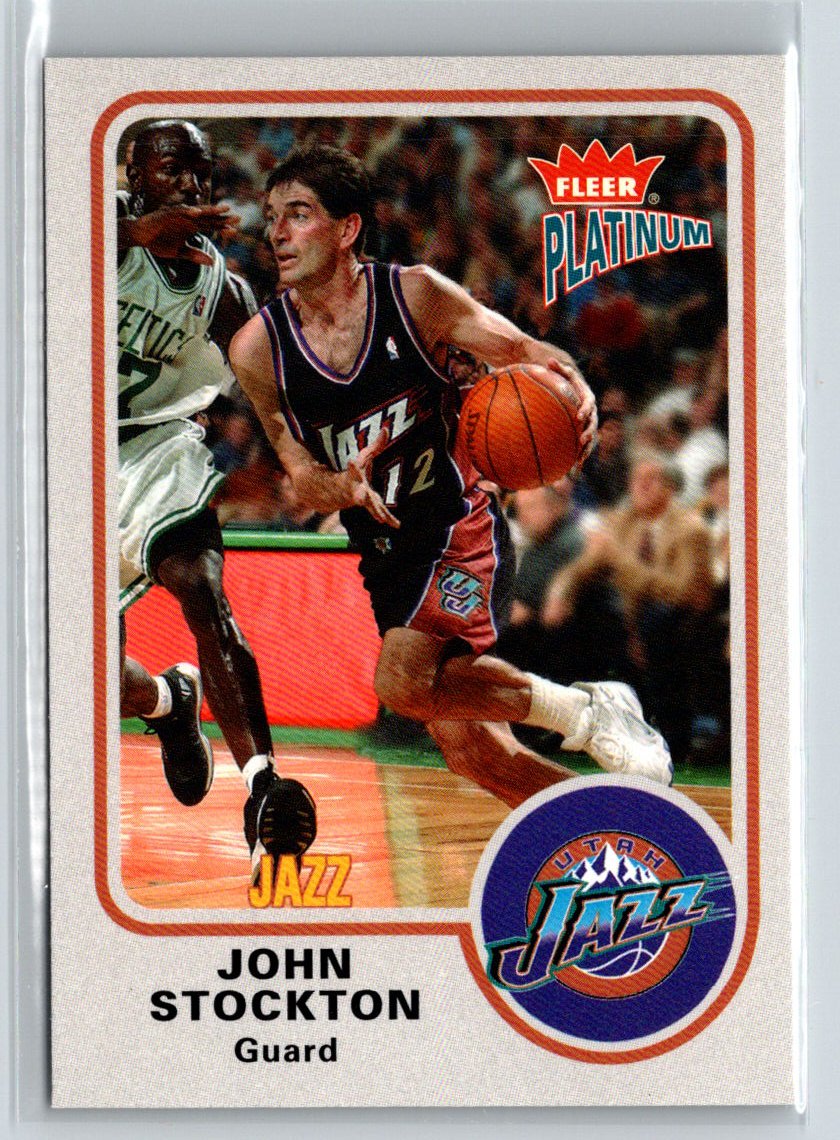 2002-03 Fleer Platinum #31 John Stockton Q59