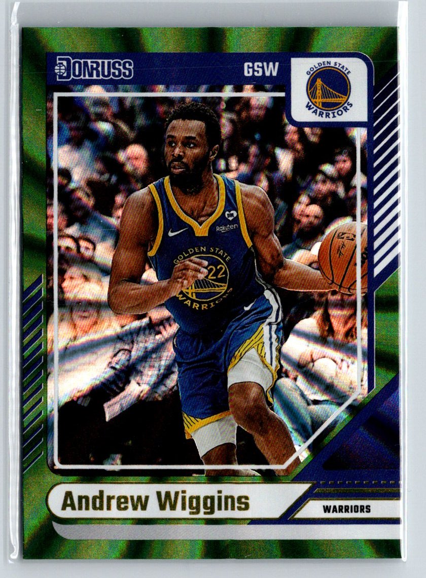 2024-25 Donruss #169 Andrew Wiggins Holo Green Laser Q60