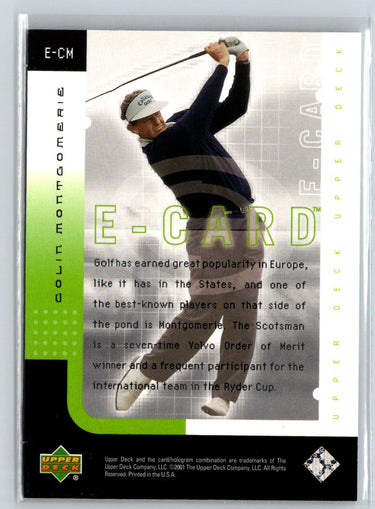 2001 Upper Deck #E-CM Colin Montgomerie e-Card Q60