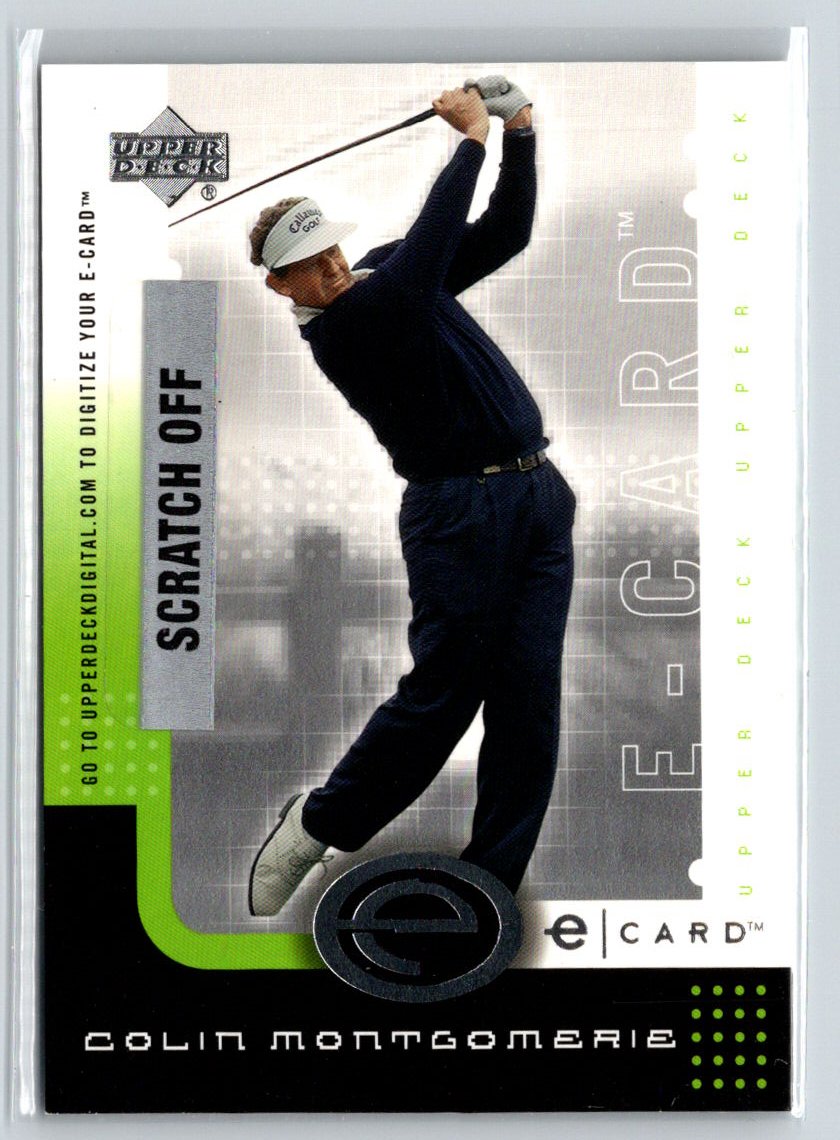 2001 Upper Deck #E-CM Colin Montgomerie e-Card Q60