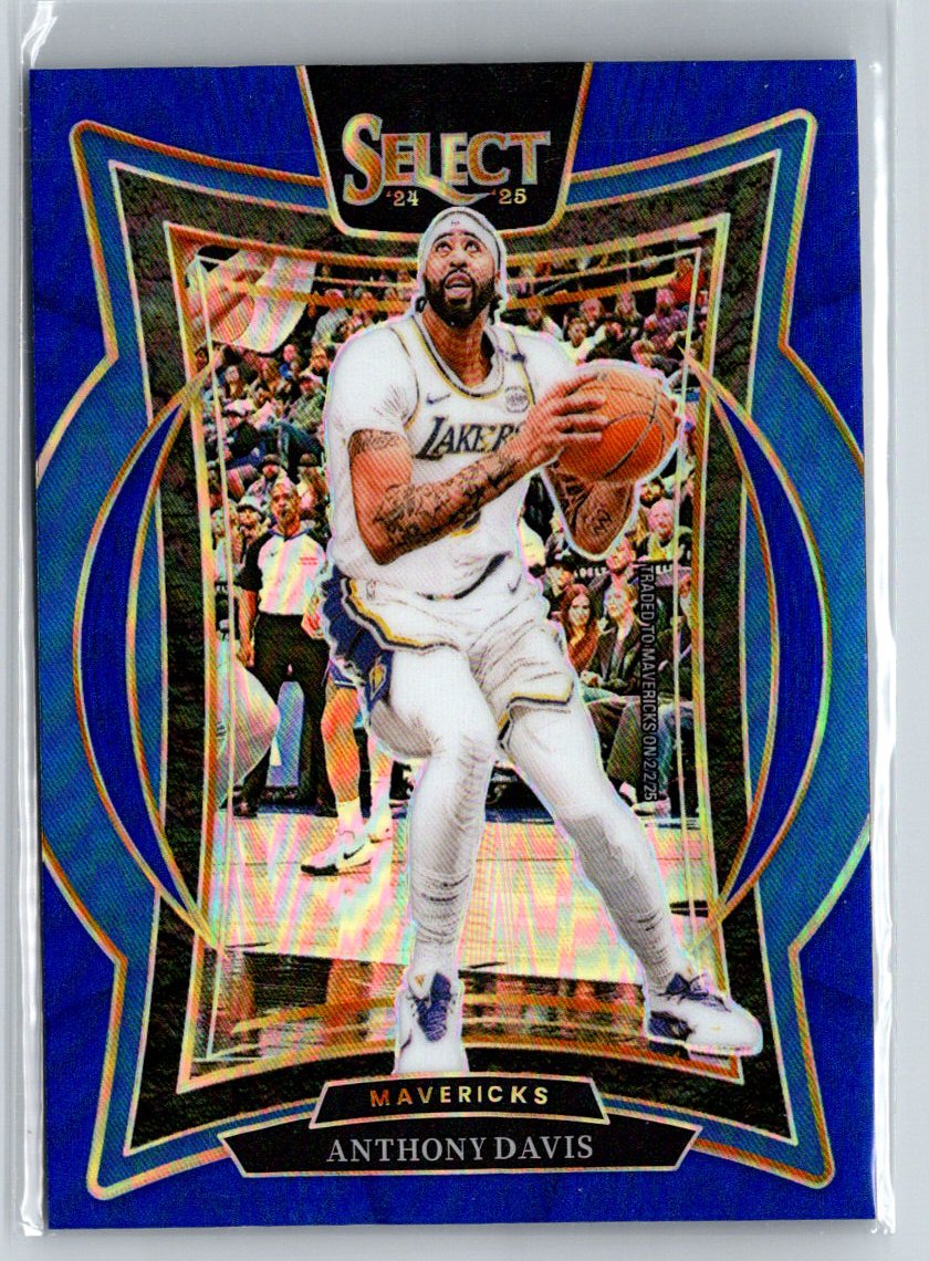 2024-25 Panini Select #25 Anthony Davis Blue (Retail) Q61