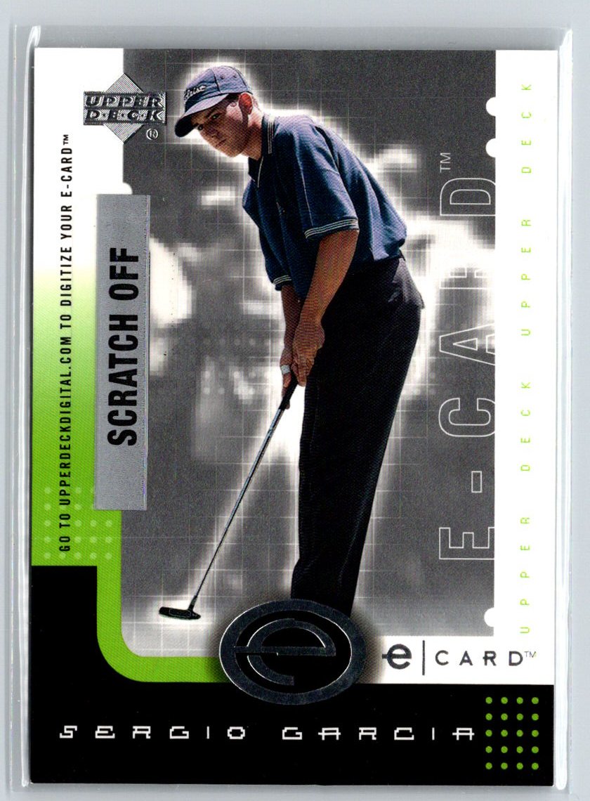 2001 Upper Deck #E-SG Sergio Garcia e-Card Q61