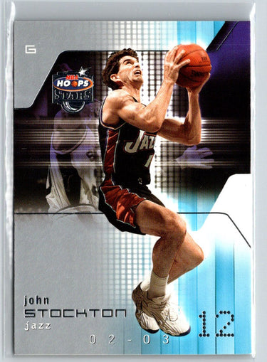 2002-03 Hoops Stars #134 John Stockton Q61