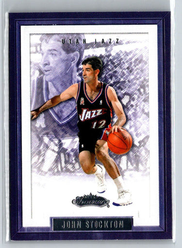 2002-03 Fleer Showcase #26 John Stockton Q63