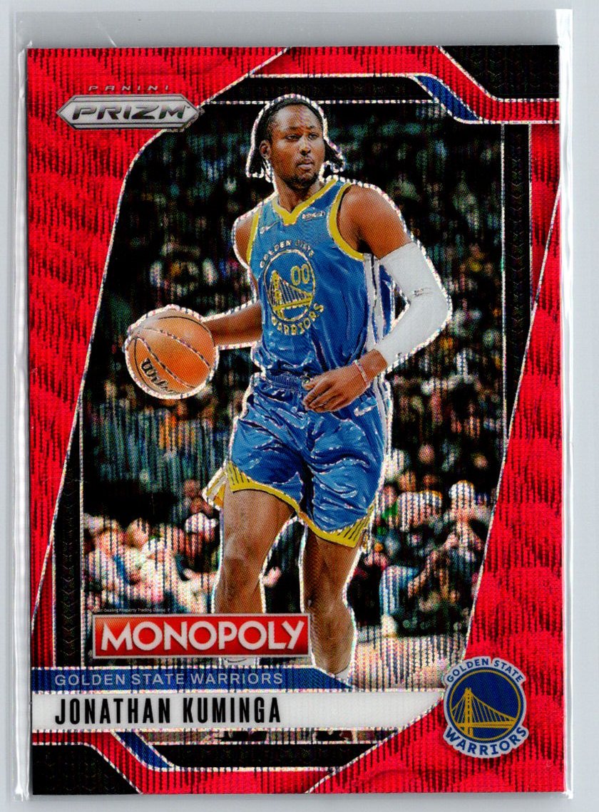 2024-25 Panini Prizm Monopoly #84 Jonathan Kuminga Red Prizms Q64