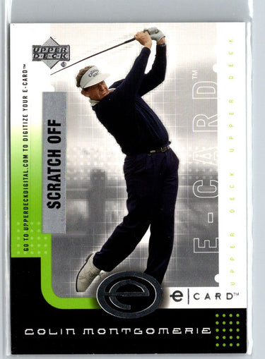 2001 Upper Deck #E-CM Colin Montgomerie e-Card Q64