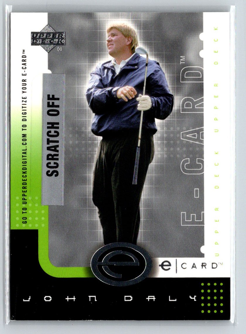 2001 Upper Deck #E-JD John Daly e-Card Q64