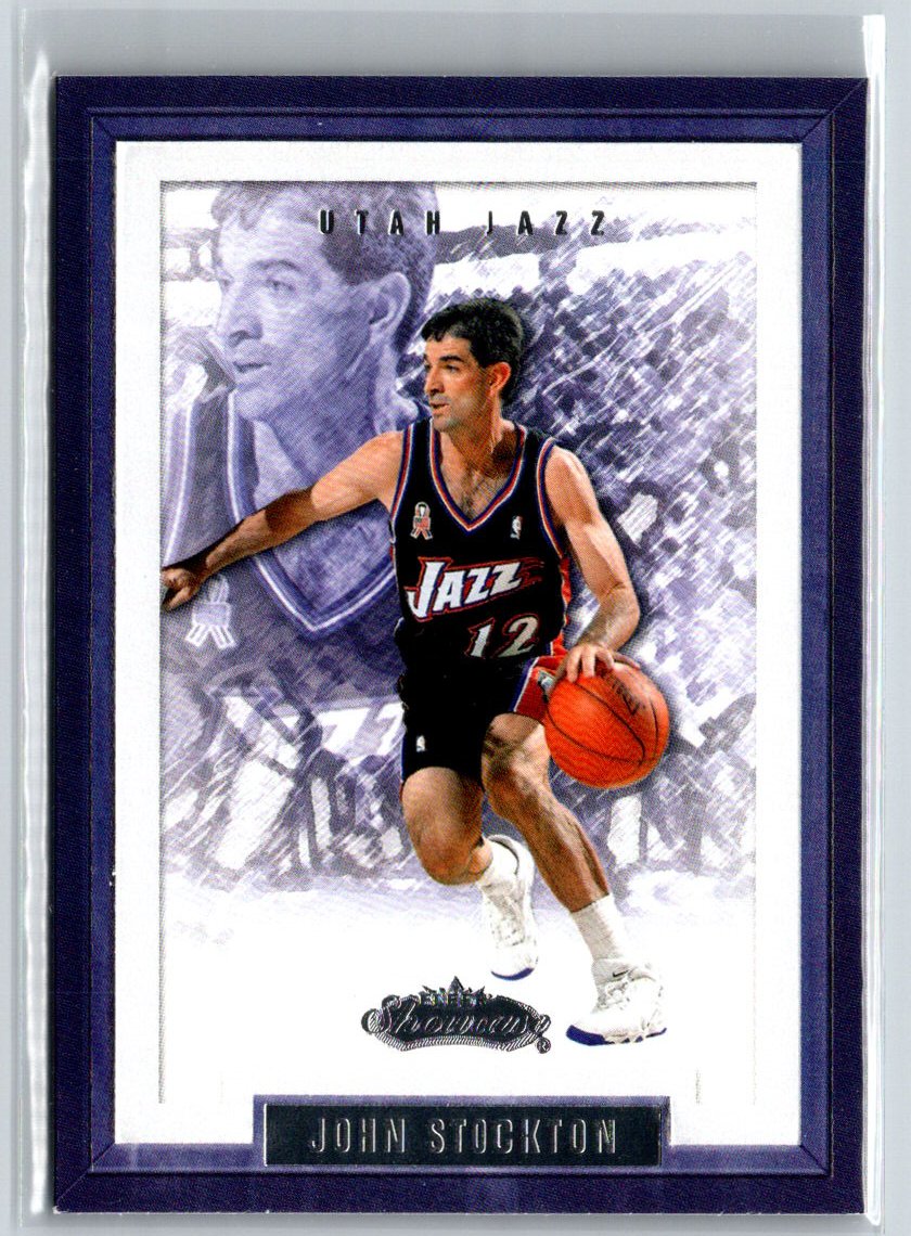 2002-03 Fleer Showcase #26 John Stockton Q64