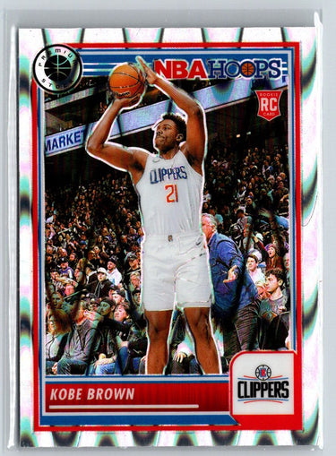 2023-24 Hoops Premium Stock #55 Kobe Brown Premium Q65