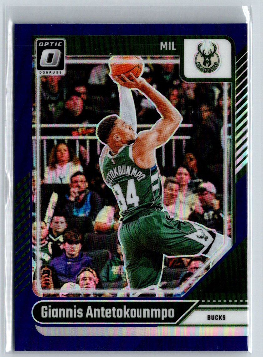 2024-25 Donruss Optic #176 Giannis Antetokounmpo Purple Q65
