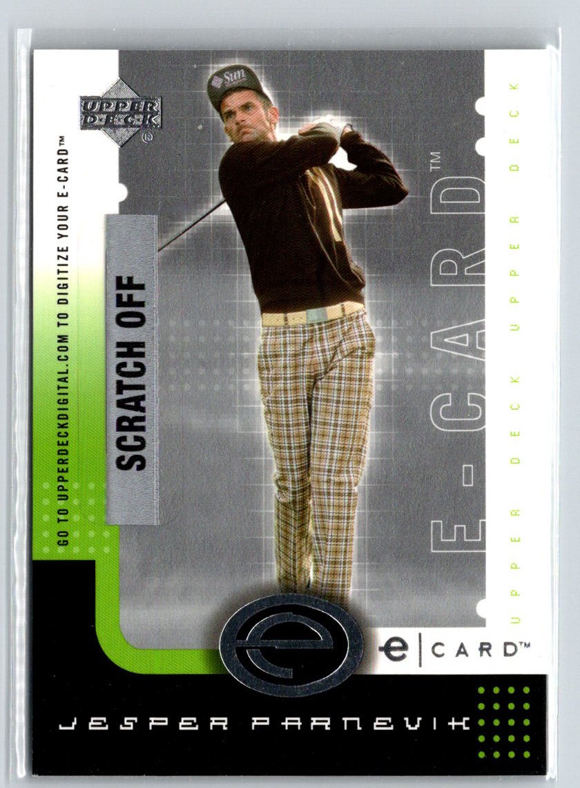 2001 Upper Deck #E-JP Jesper Parnevik e-Card Q65