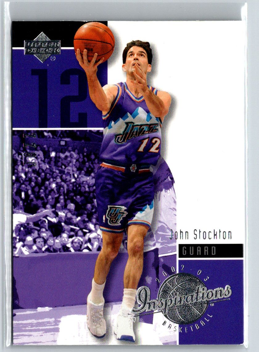 2002-03 Upper Deck Inspirations #86 John Stockton Q65